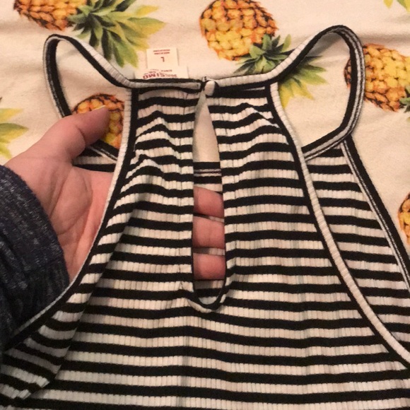 Black and white stripped summer dress - Picture 4 of 4